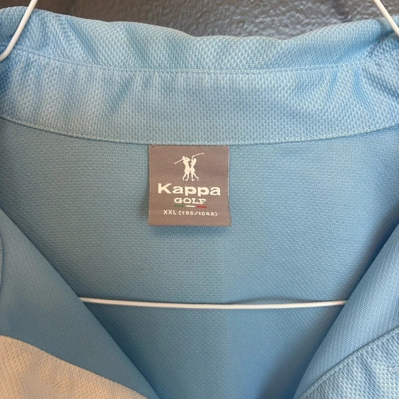 Men’s XL NWOT men’s team Italy golf shirt  Kappa brand size 10 on the side - Picture 7 of 7